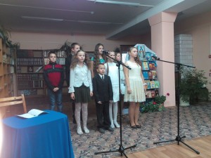Выступление учеников Воскресной Школы, с. Озерница