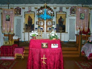 Крестовоздвиженский, храм д. Збочно, Слонимского района (внутри)